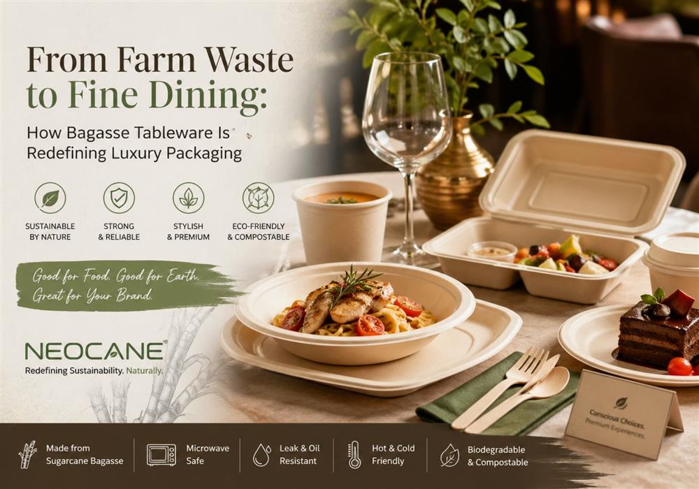 From Farm Waste to Fine Dining: How Bagasse Tableware Is Redefining Luxury Packaging