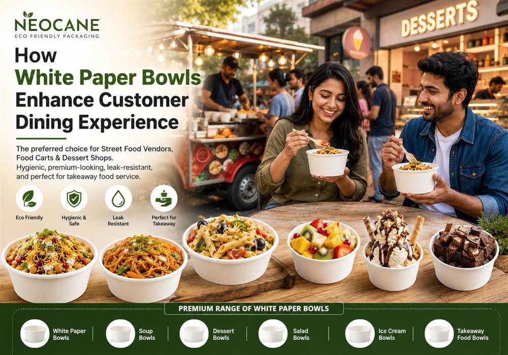 How White Paper Bowls Enhance Customer Dining Experience